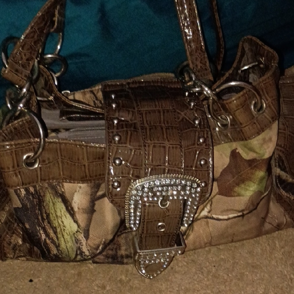 Brown Camouflage Women's Bag